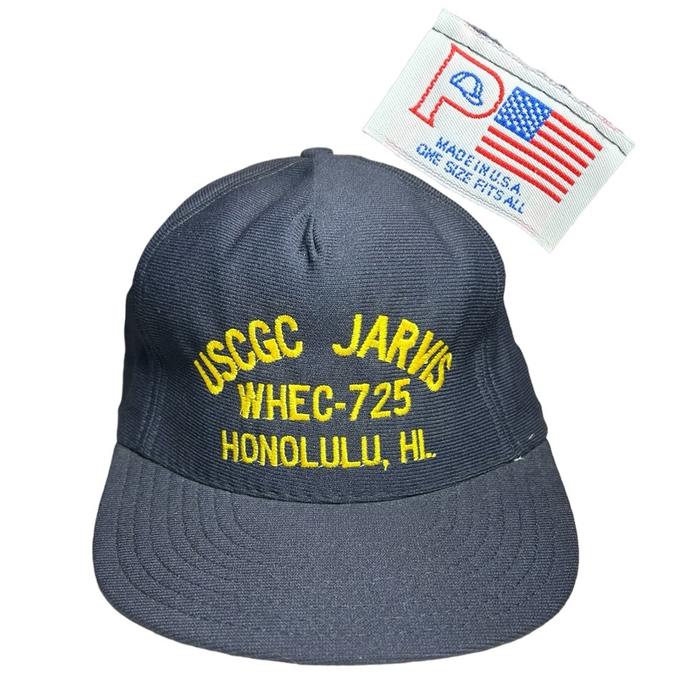Vtg USCGC HONOLULU HAWAII Military Cap